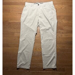 Under Armour Drive Golf Pants Mens Size 36x32 Beige Performance Stretch Athletic
